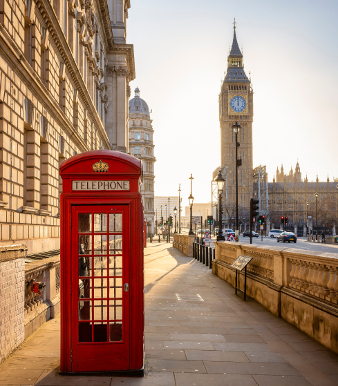 A photo of London