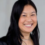 headshot of Lili Cheng on grey background