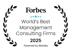 Forbes award for World's Best Management Consulting Firms 2025